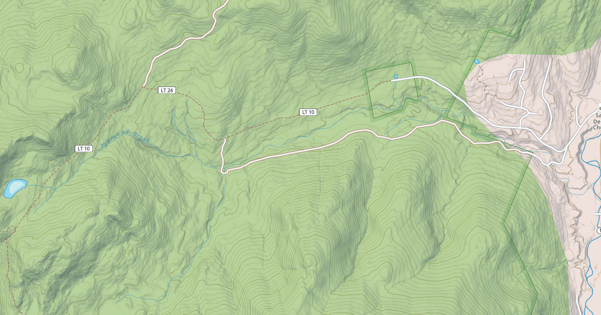 Map preview of North Pond