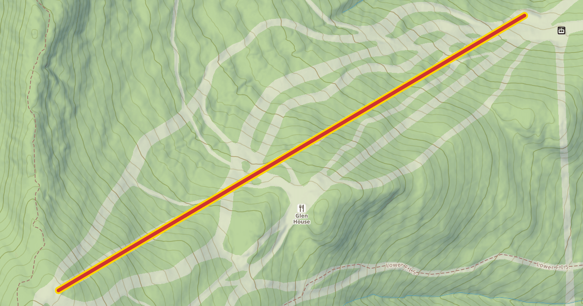 Map preview of North Ridge Express Quad