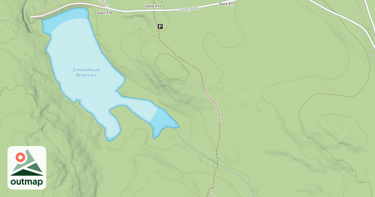 Map of School House Trail