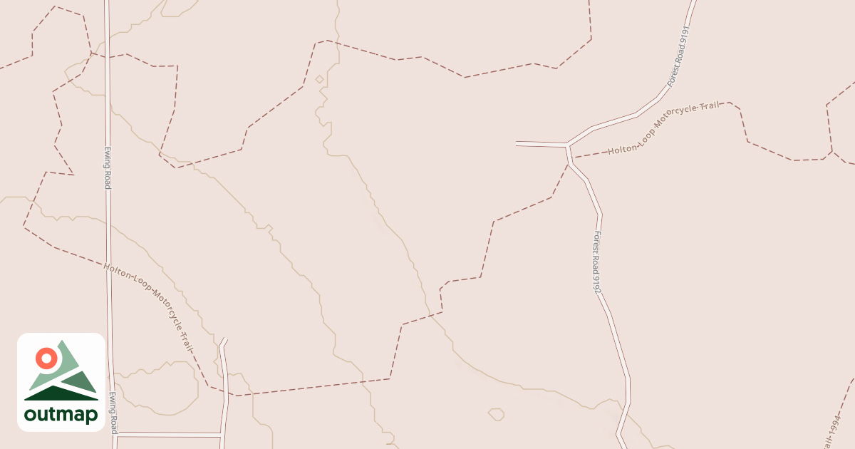 Map of Holton Motorcycle Trail