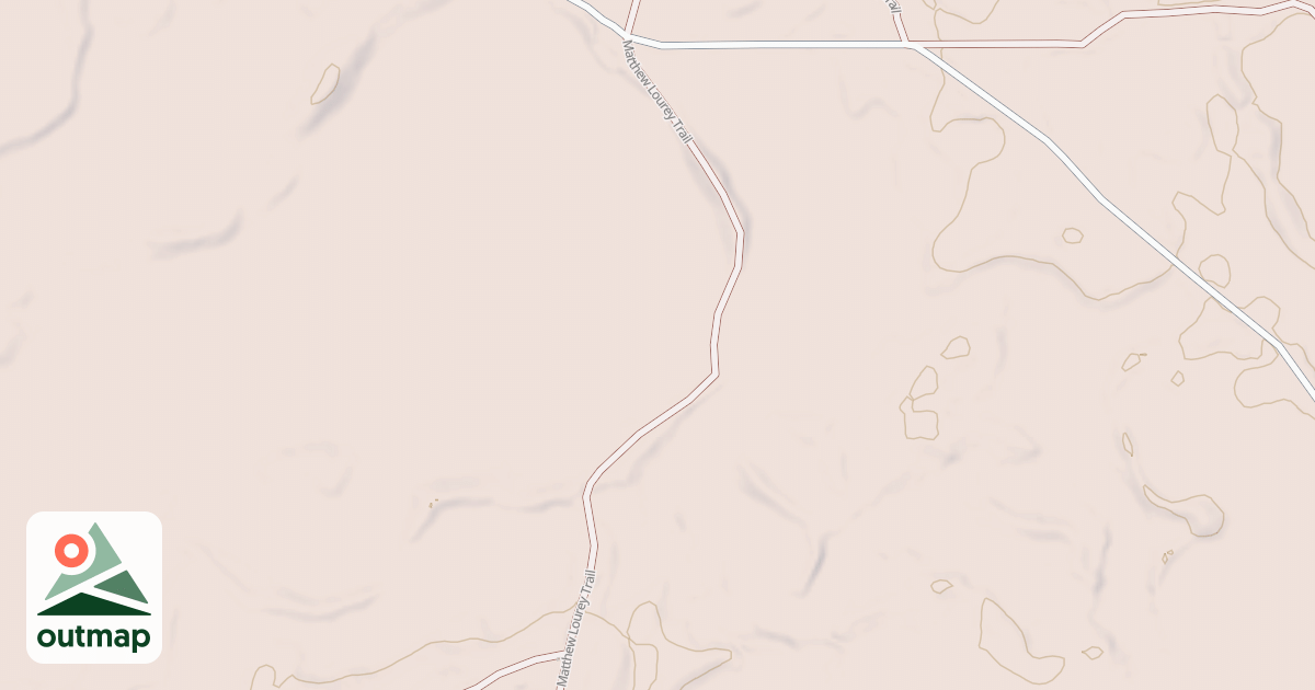 Map of Matthew Lourey State Trail