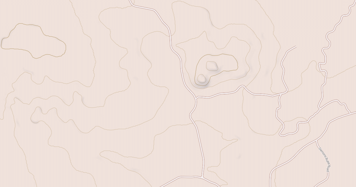 Map preview of DAMONS BUTTE