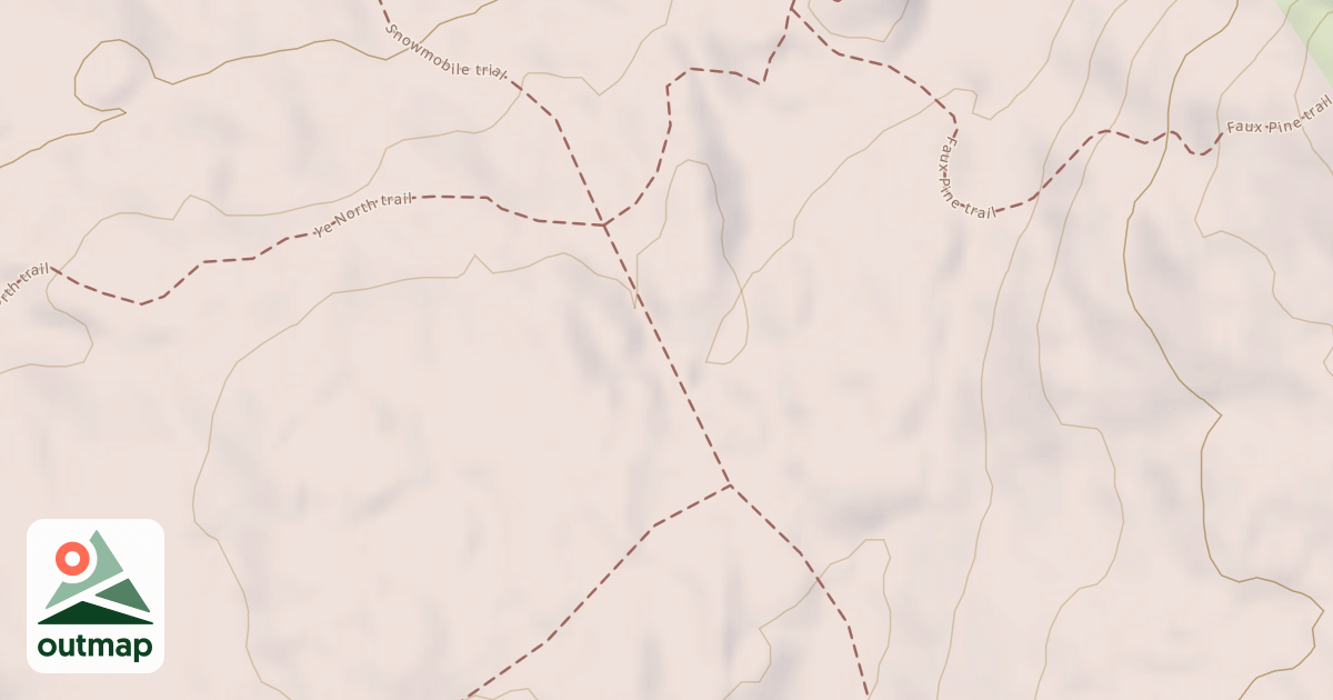 Map of Snowmobile trial
