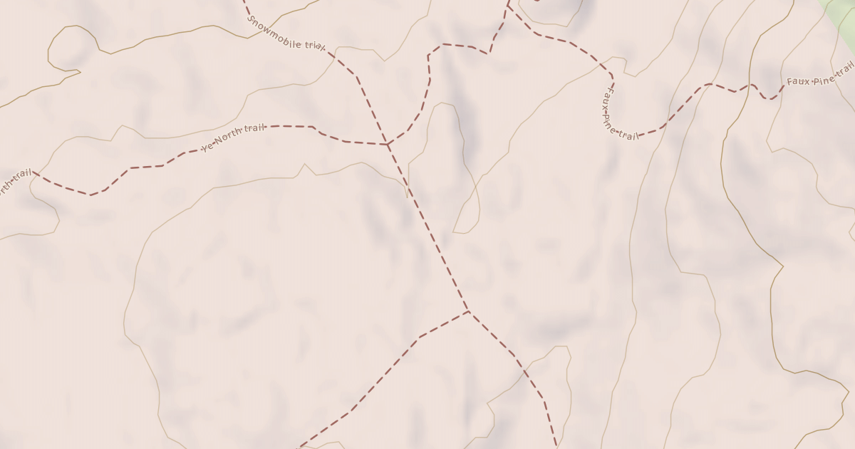 Map preview of Snowmobile trial