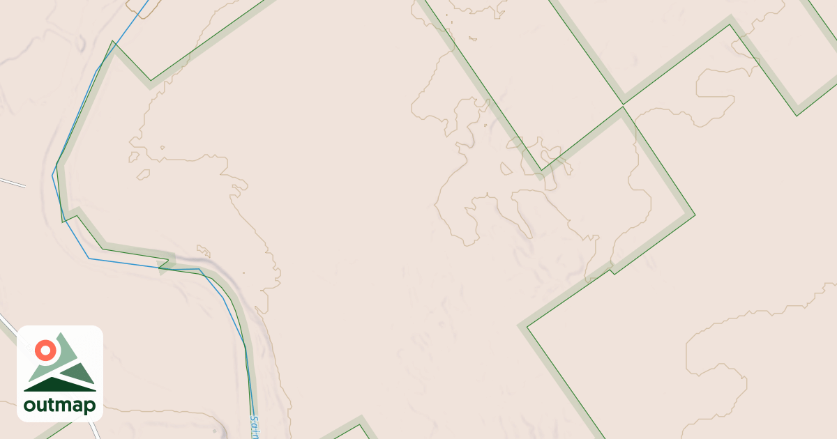 Map of Snowmobile Trail South