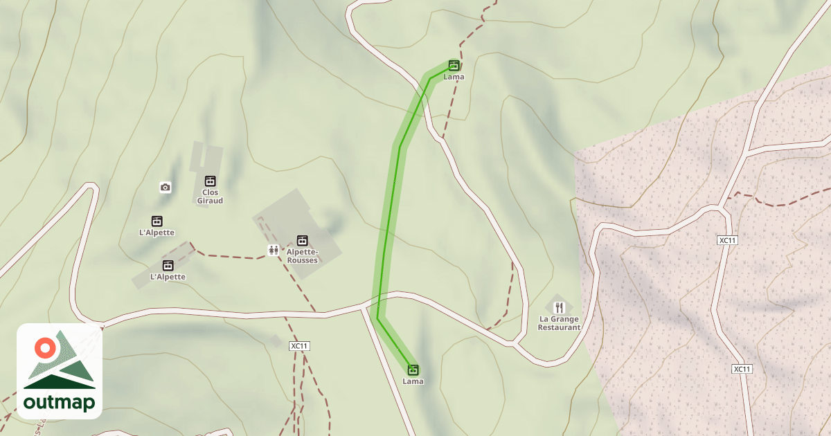 Map of Lama