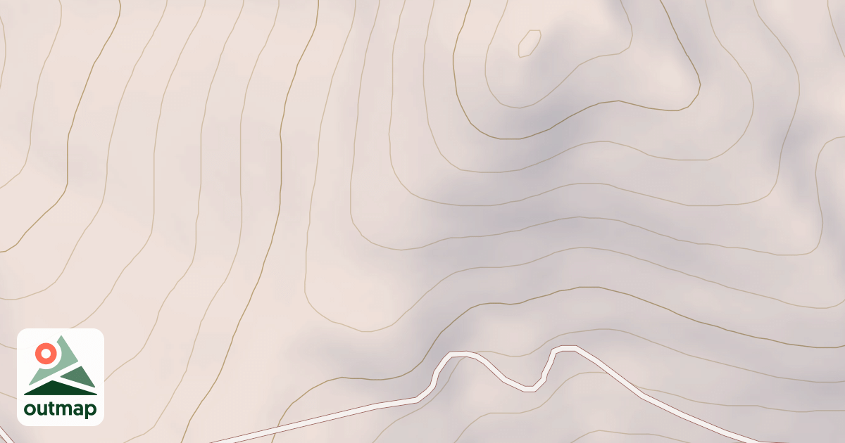 Map of Sulphur Peak