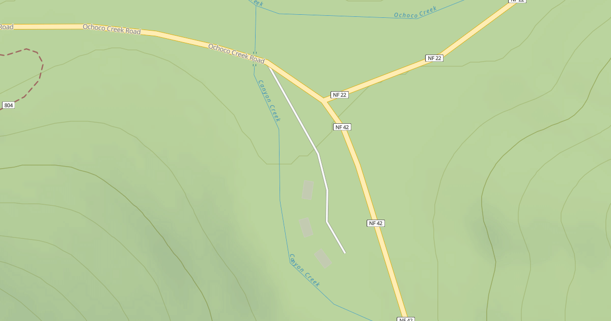 Map preview of USFS Motor Vehicle Use Map Roads {3C8A4707-4CAF-4505-9B34-9846C8559322}