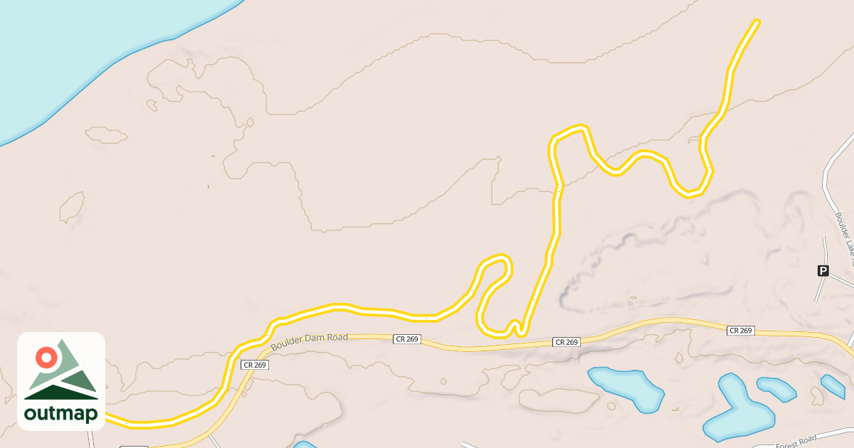 Map of Nine Pine Trail