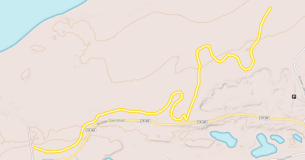 Map preview of Nine Pine Trail