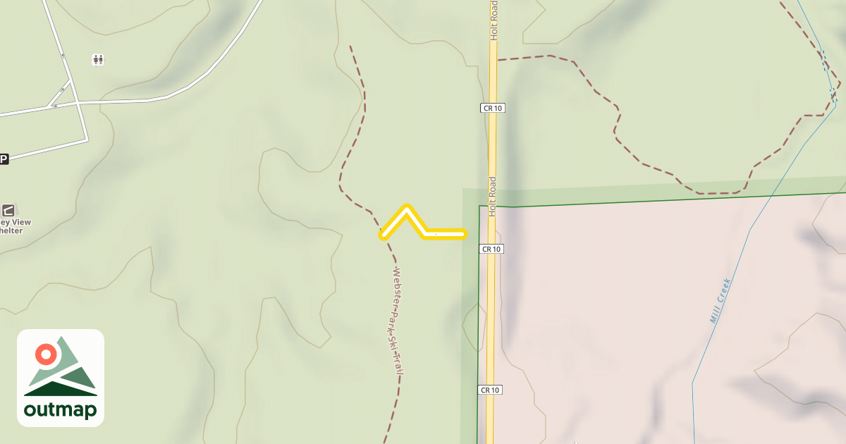 Map of Webster Park Ski Trail