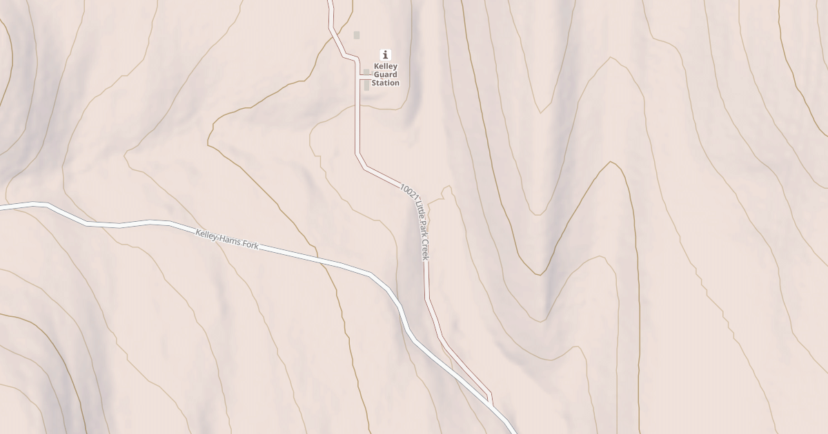 Map preview of LITTLE PARK CREEK