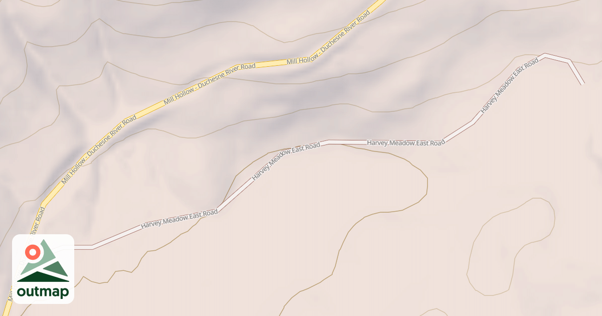 Map of HARVEY MEADOW EAST