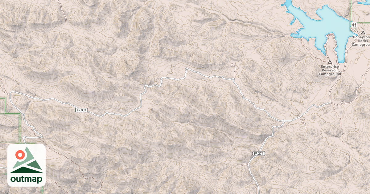Map of COLIE FLAT