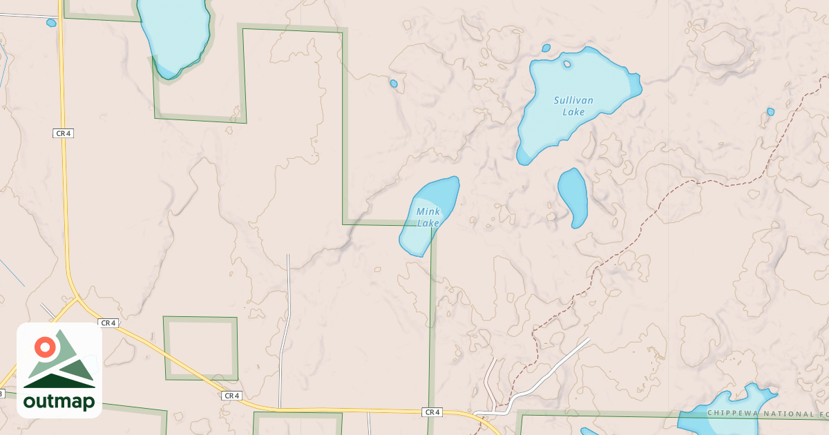 Map of FR 2792 SPUR F