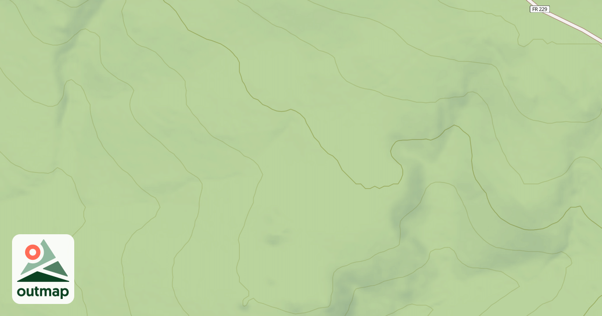 Map of BARRETT RIDGE 1D