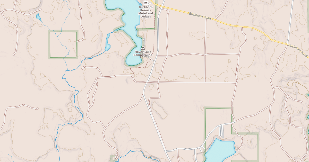 Map preview of HOVEY LAKE