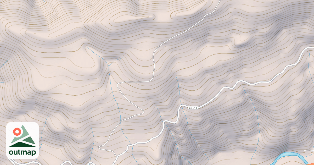 Map of ELK CAMP RIDGE