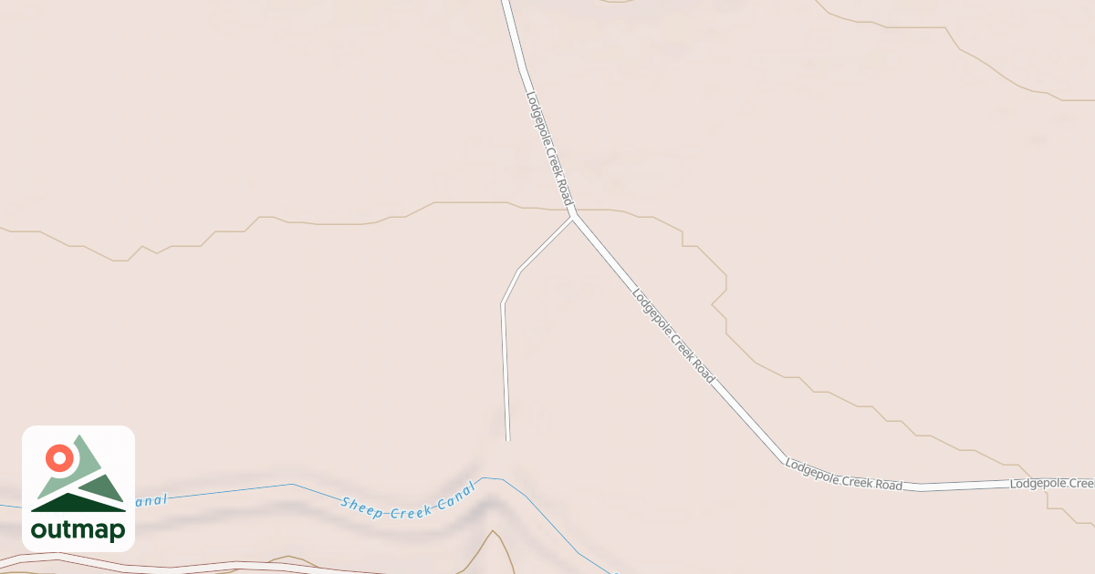 Map of LODGEPOLE CR DISPERSED B