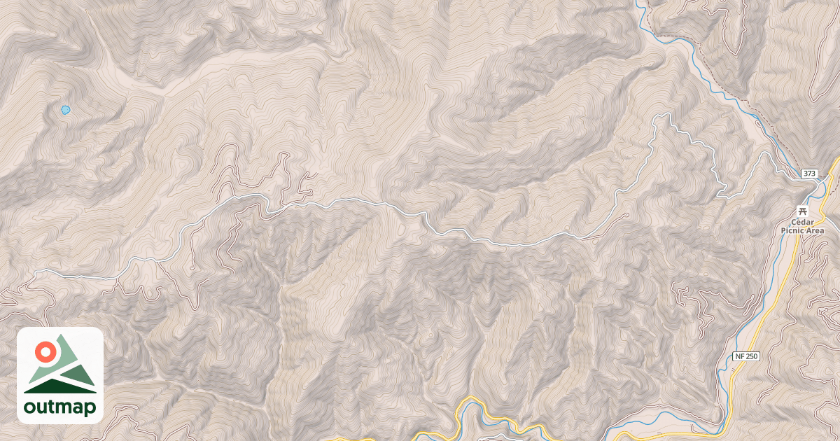 Map of FLY HILL