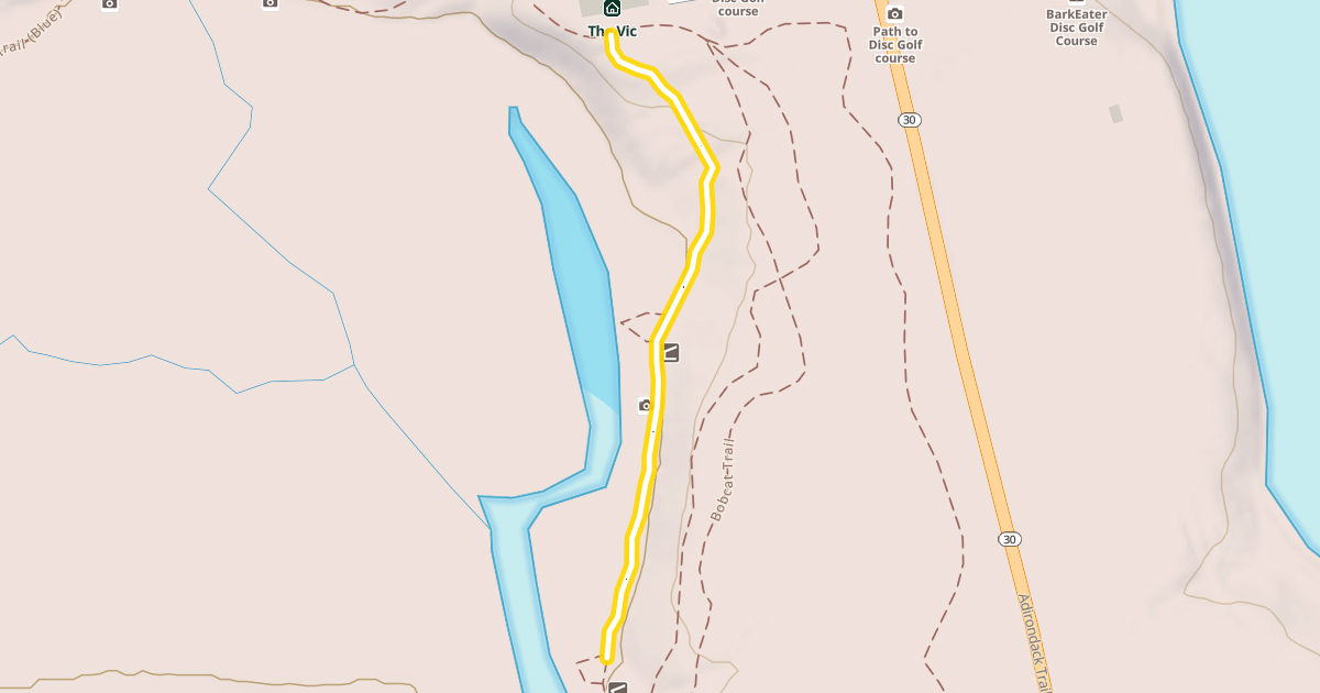 Map preview of Heron Marsh Trail (Gray)
