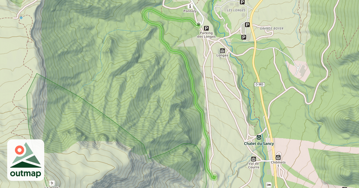Map of Sapins