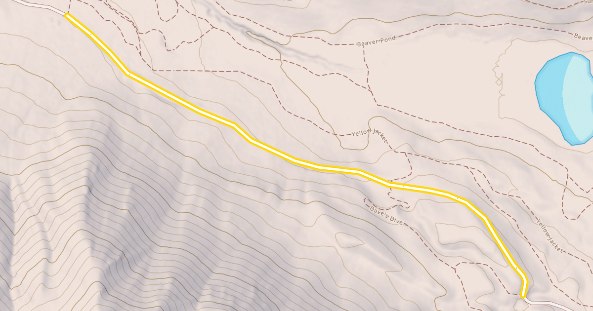 Map preview of National Forest Development Road 500