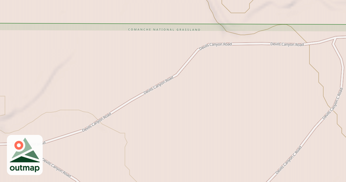 Map of DEVILS CANYON A