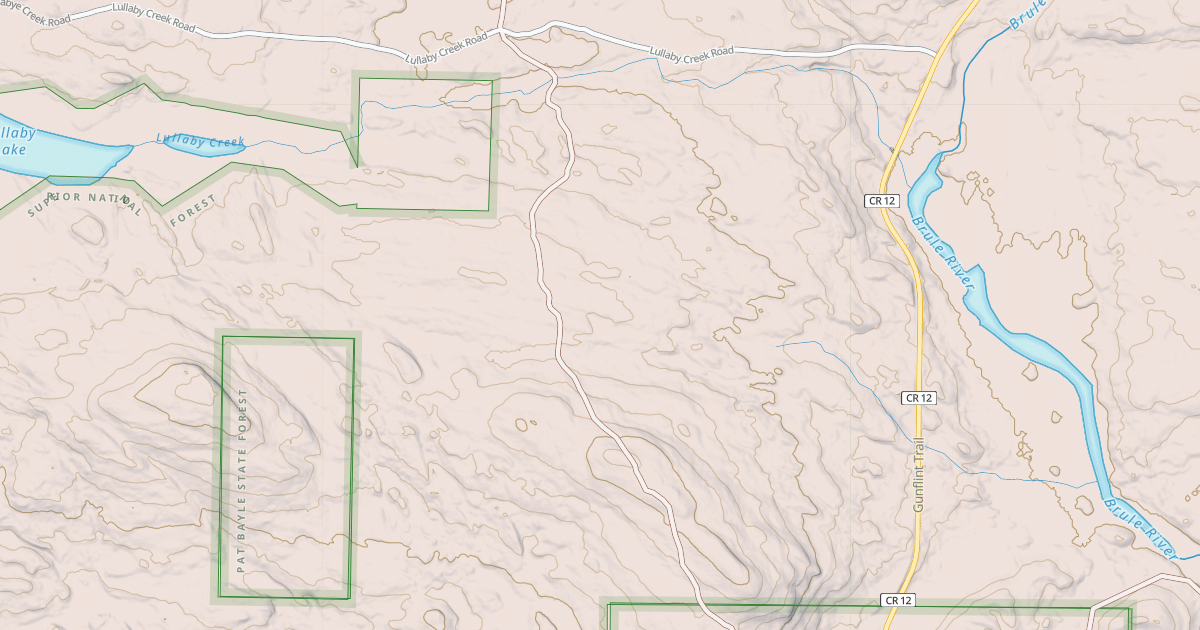 Map preview of Gunflint Trails Snowmobile