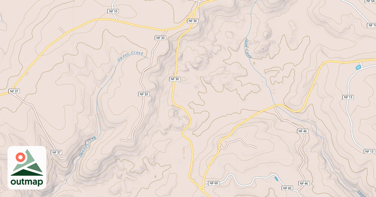 Map of USFS Motor Vehicle Use Map Roads {8D4C2A56-C3E8-4B88-A245-E8F5E827E202}