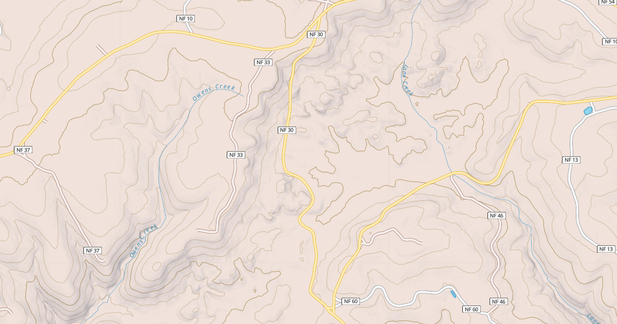 Map preview of USFS Motor Vehicle Use Map Roads {8D4C2A56-C3E8-4B88-A245-E8F5E827E202}