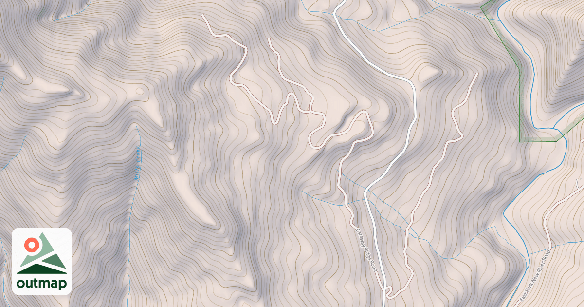 Map of CARAWAY RIDGE