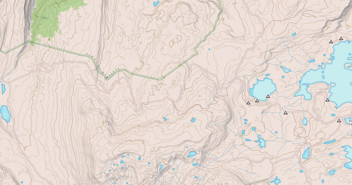 Map preview of BISON LAKE