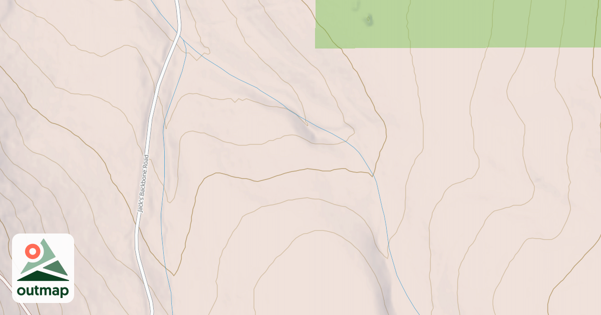 Map of BACKBONE SPUR