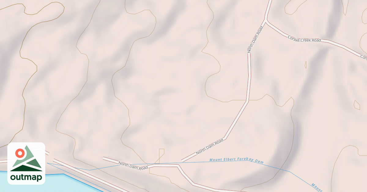 Map of NORTH DAM