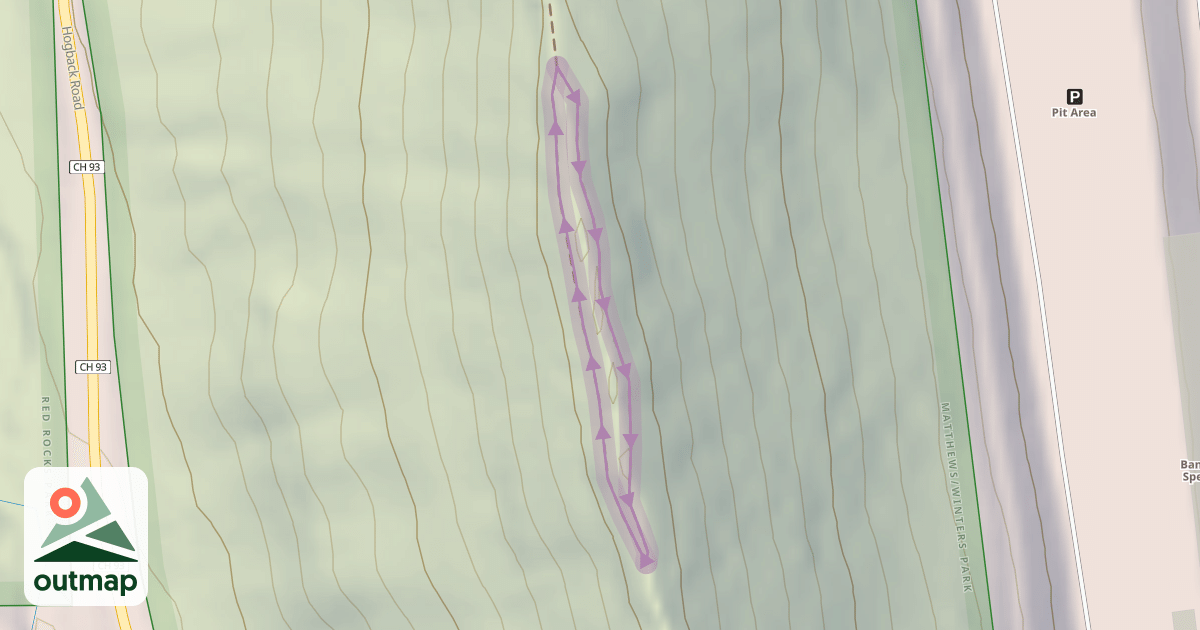 Map of Dakota Ridge South Trail