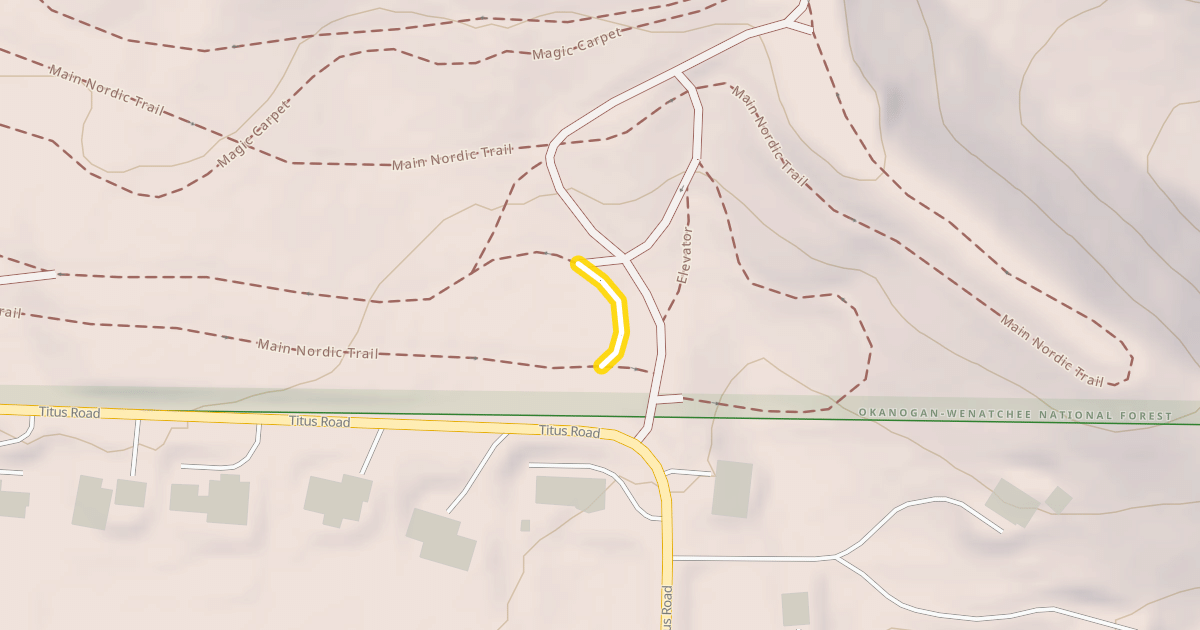 Map preview of Main Nordic Trail