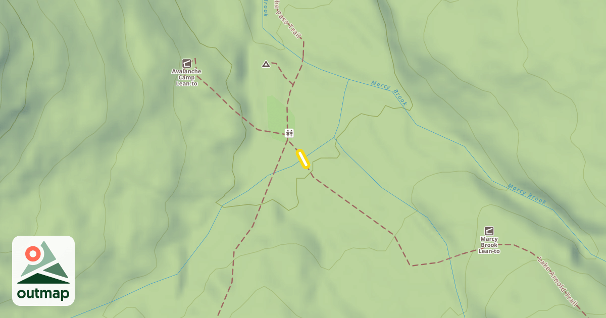 Map of Lake Arnold Trail