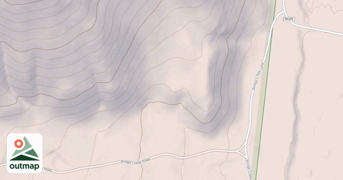 Map of TR #7068 TRAILHEAD ROAD