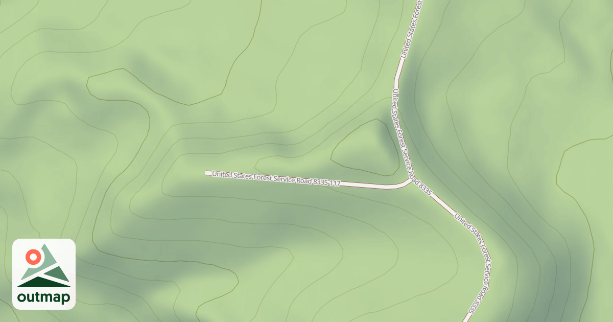 Map of USFS Motor Vehicle Use Map Roads {271F3A22-CDD6-45D4-A84D-8A21E883FBC7}