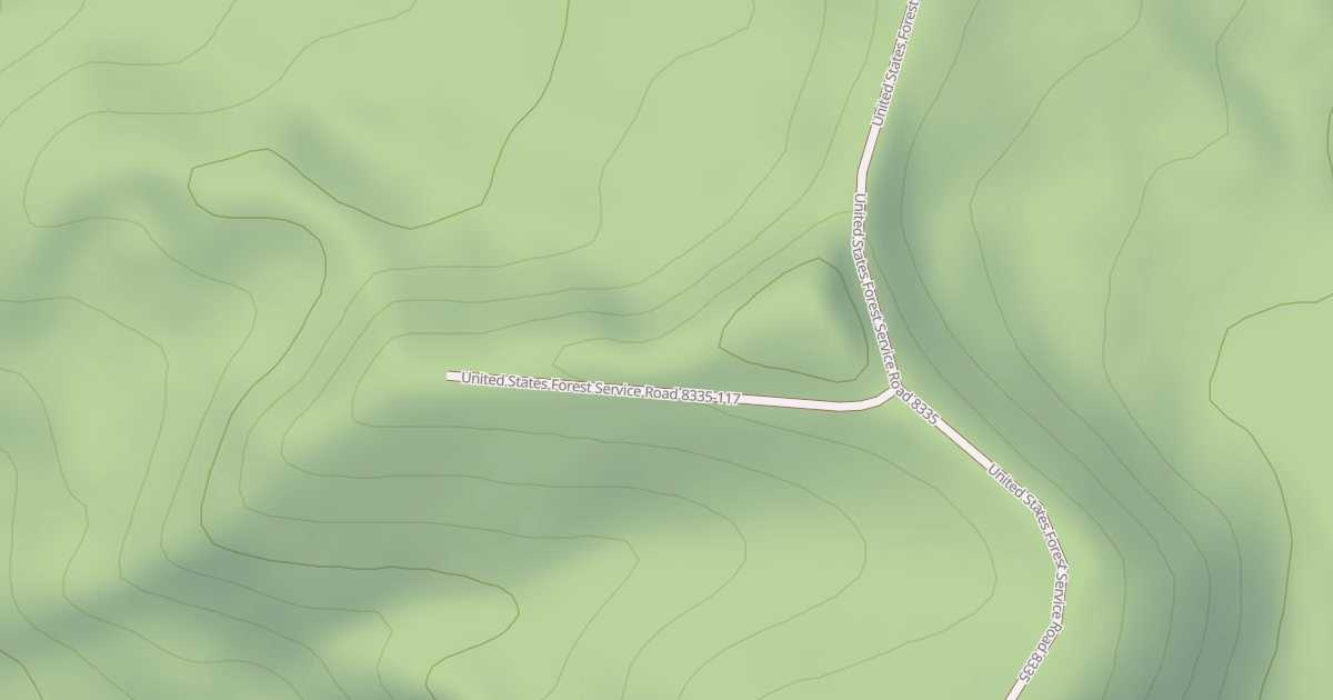 Map preview of USFS Motor Vehicle Use Map Roads {271F3A22-CDD6-45D4-A84D-8A21E883FBC7}