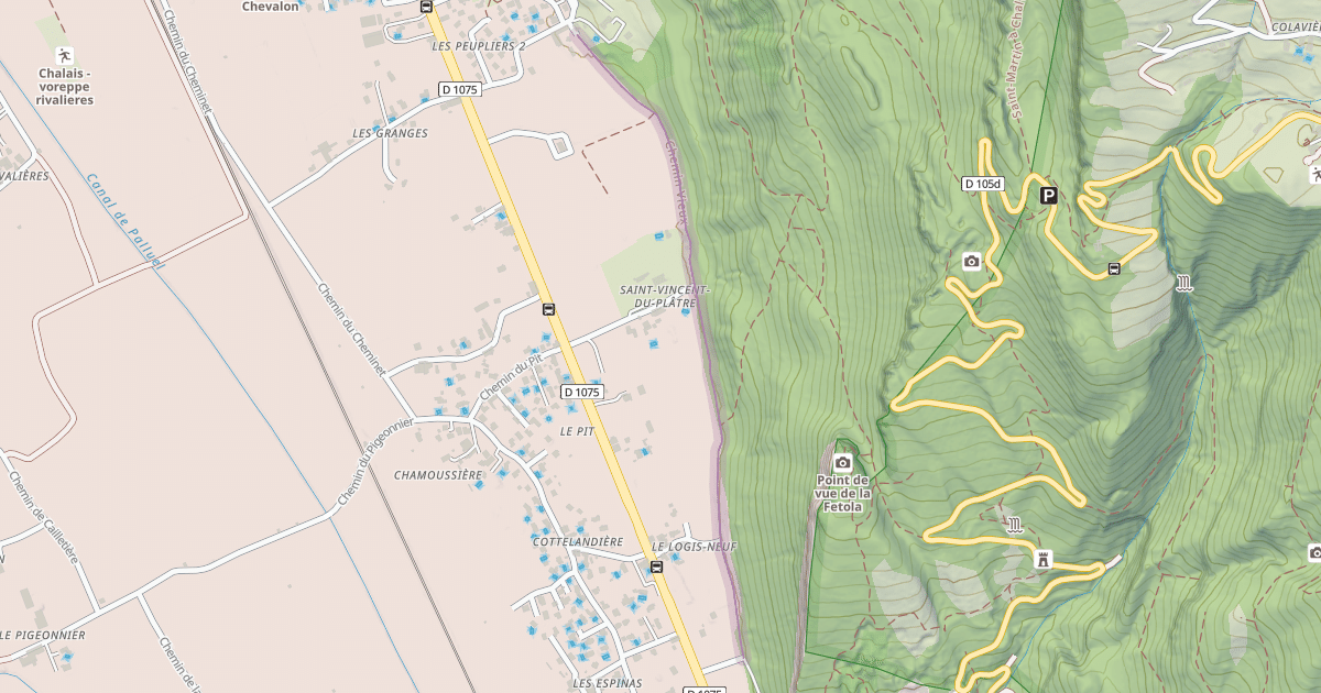 Map preview of Chemin Vieux