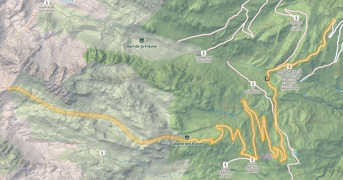 Map preview of Col d'Arpingon — La Place de Varrat