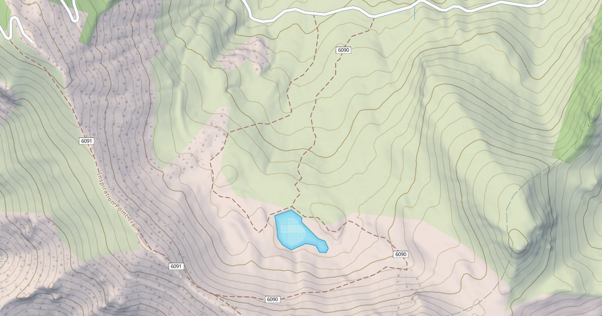 Map preview of Willard Lake