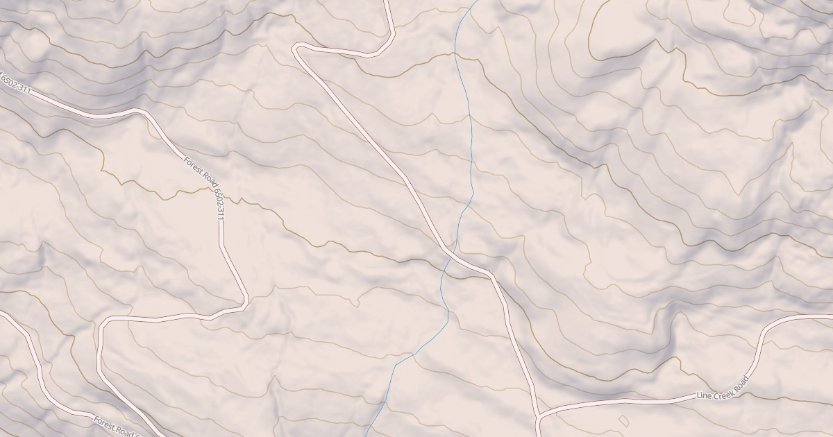 Map preview of HIDDEN CREEK