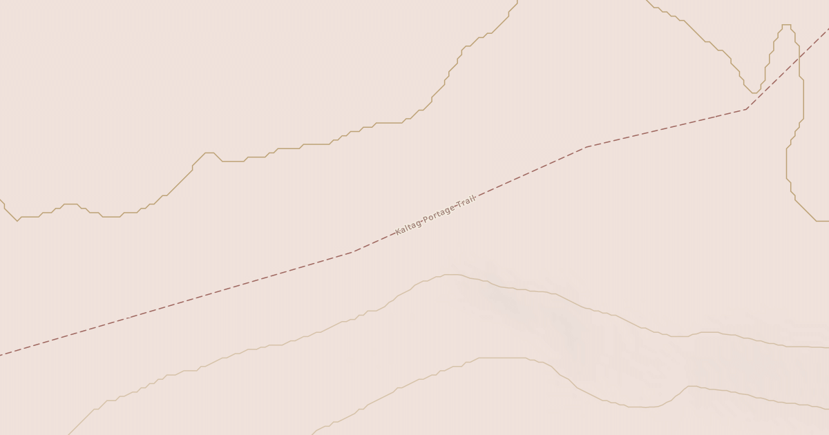 Map preview of Willow to Nome Winter Trail