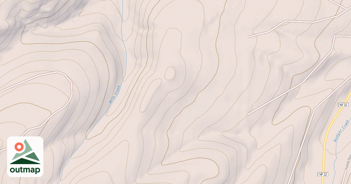 Map of USFS National Forest System Roads {A65B40A4-243F-4E9B-B32F-5D9DC0738CA7}