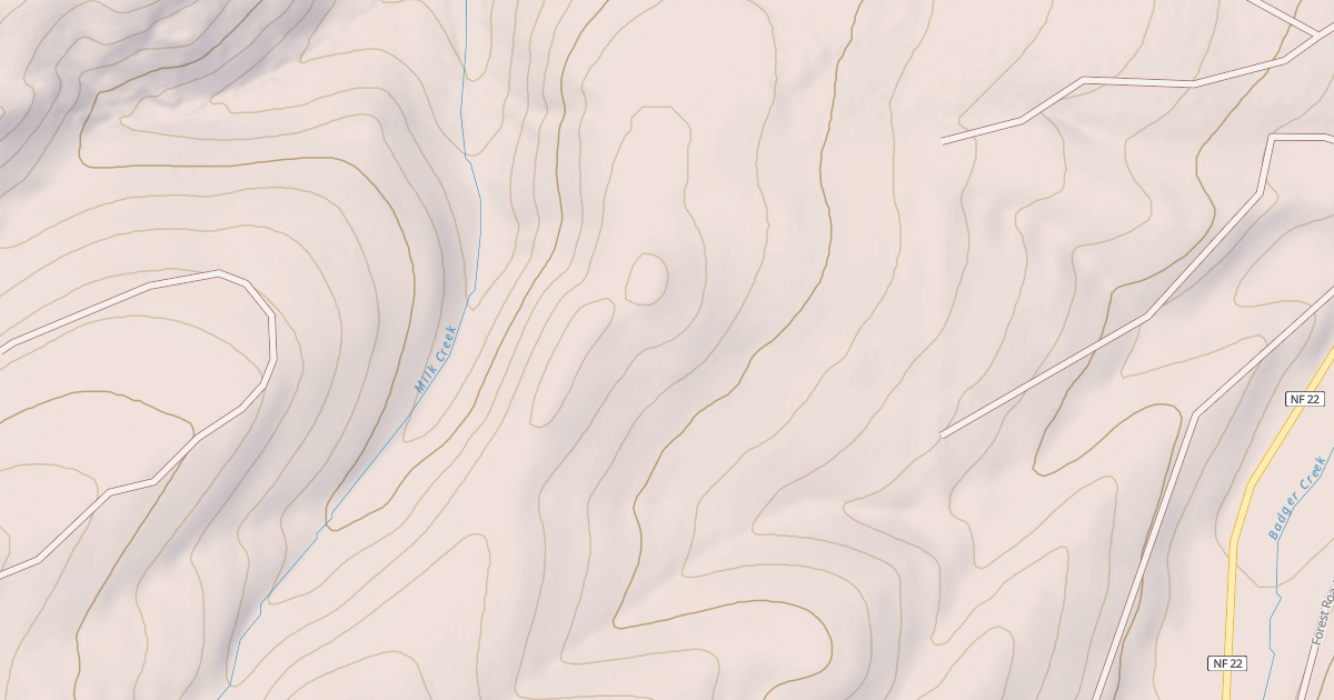Map preview of USFS National Forest System Roads {A65B40A4-243F-4E9B-B32F-5D9DC0738CA7}