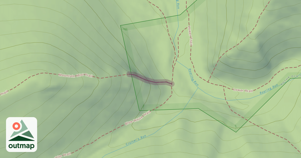Map of Mountain Mist Trail
