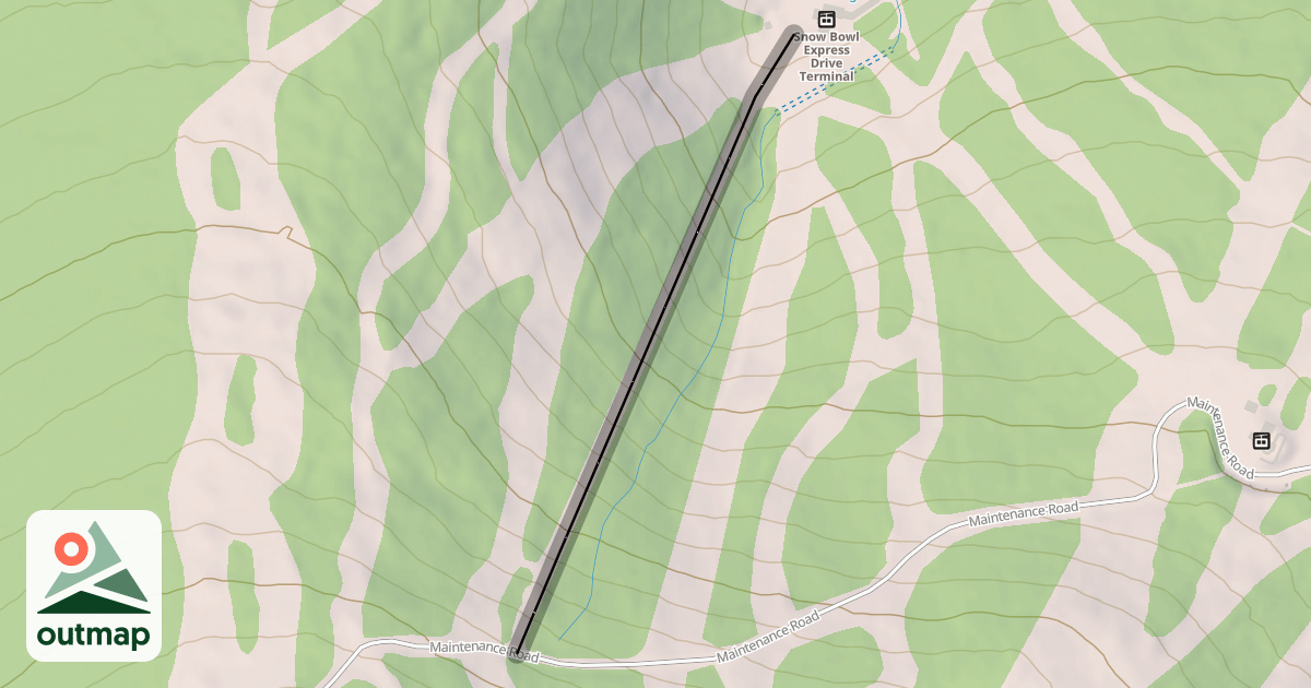 Map of Dino's Drop